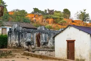 Landschaft Am Rio Ceve / Rio Cuvo Queve